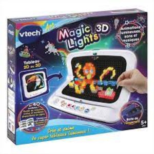 Vtech Crée et Anime de Super Tableaux Lumineux Magic Lights 3D+5ans