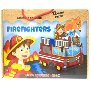 PUZZLE-12PCS-GEANT-3D-FIRE FIGHTERS