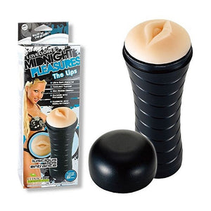 SEXTOYS Masturbateur Bouche Midnight Plissures En LoveClone - Noir
