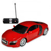 VOITURE RADIOCOMMANDEE AUDI R8 V10 ROUGE +5ANS