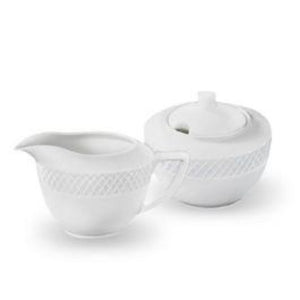 SUCRIER ET CREMIER EN PORCELAINE – 340ML ET CREMIER – WL 880112 / 2C