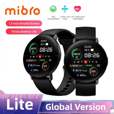 XIAOMI Mibro Lite montre connectée pour hommes et femmes, écran